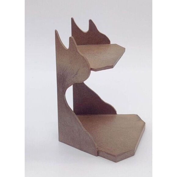 Wooden Display Stand For Miniature Tea Set Teapot, Cup, Saucer, Light Wood - Picture 2 of 2